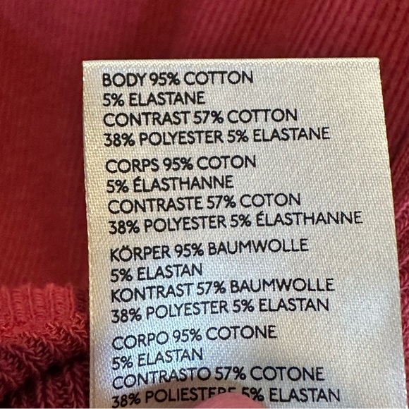 We The Free Sweater Maroon Knit Long Sleeve Mock Neck Ribbed Pullover Size Large - Picture 8 of 8